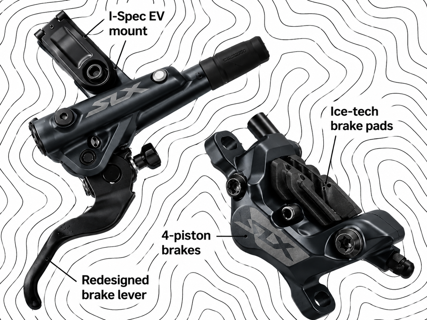 Shimano SLX 4 Piston