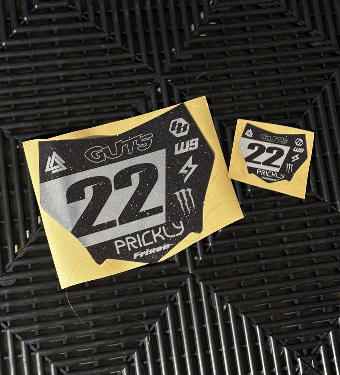 Premade Motocutz plate decal #1