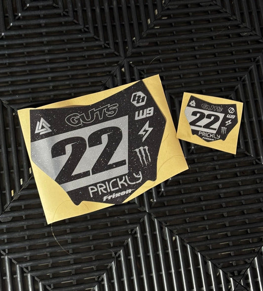 Premade Motocutz plate decal #1